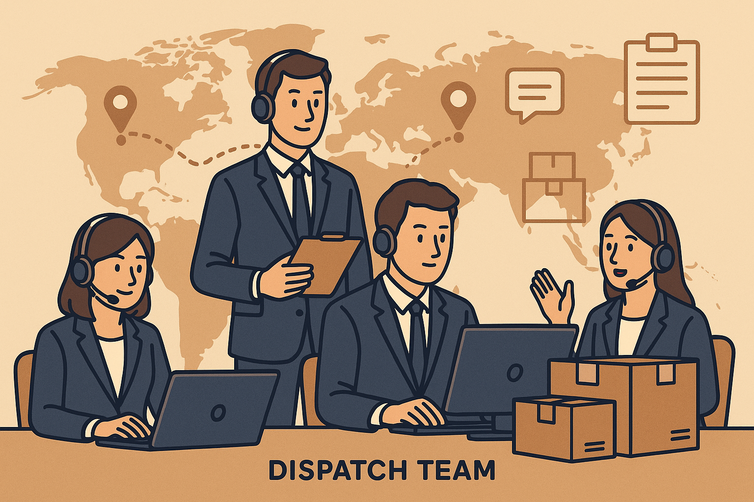 Packing and dispatch